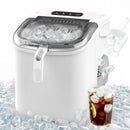 Advwin 12KG Self-Cleaning Ice Makers with Handle White