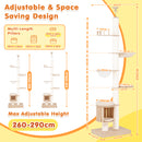 Advwin 6-Tier Cat Tree Adjustable Height(260-290 cm)
