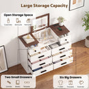 Advwin Dresser with Mirror Chest of Drawers (Pre-Order)