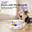 Advwin 3-in-1 Interactive Cat Toy for Indoor