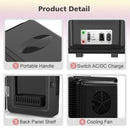 Advwin 6L Mini Makeup Fridge Black