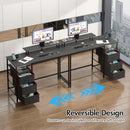 Advwin 120cm Reversible Gaming Desk for Home Office