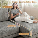 Advwin Sectiona Sofa 4-Seater U Shape Couch