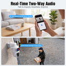 Advwin 2K Solar Security Camera w/ WiFi & Night Vision