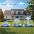 Advwin 67" Pet Splash Sprinkler Pad Anti-Slip Thickened