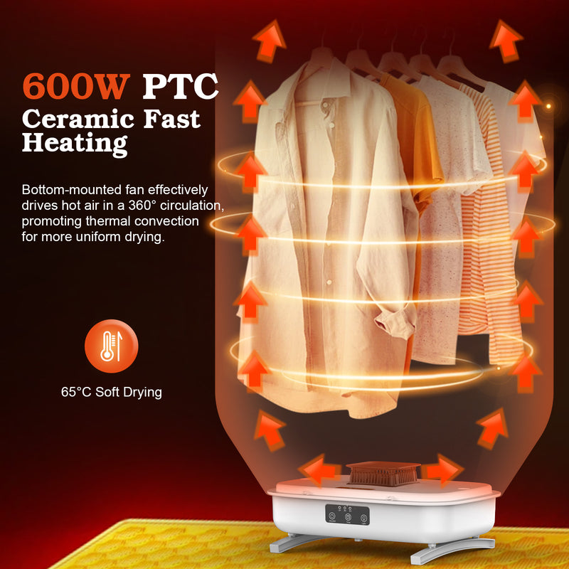 Advwin Portable Clothes Dryer with Timer