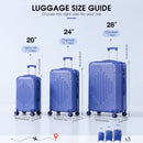 Advwin 2/3/5 Piece Hardside Luggage Set w/ 360° Spinner Wheels