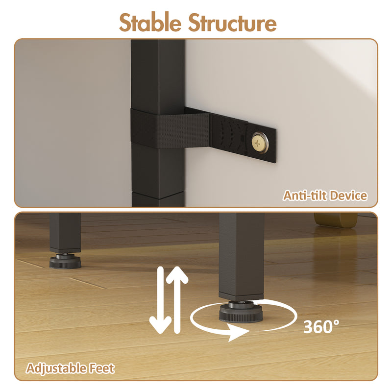 Advwin Bedside Table w/ AC Outlets and USB Ports (Pre-Order)