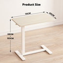 Advwin Mobile Standing Desk Pneumatic Height Adjustable