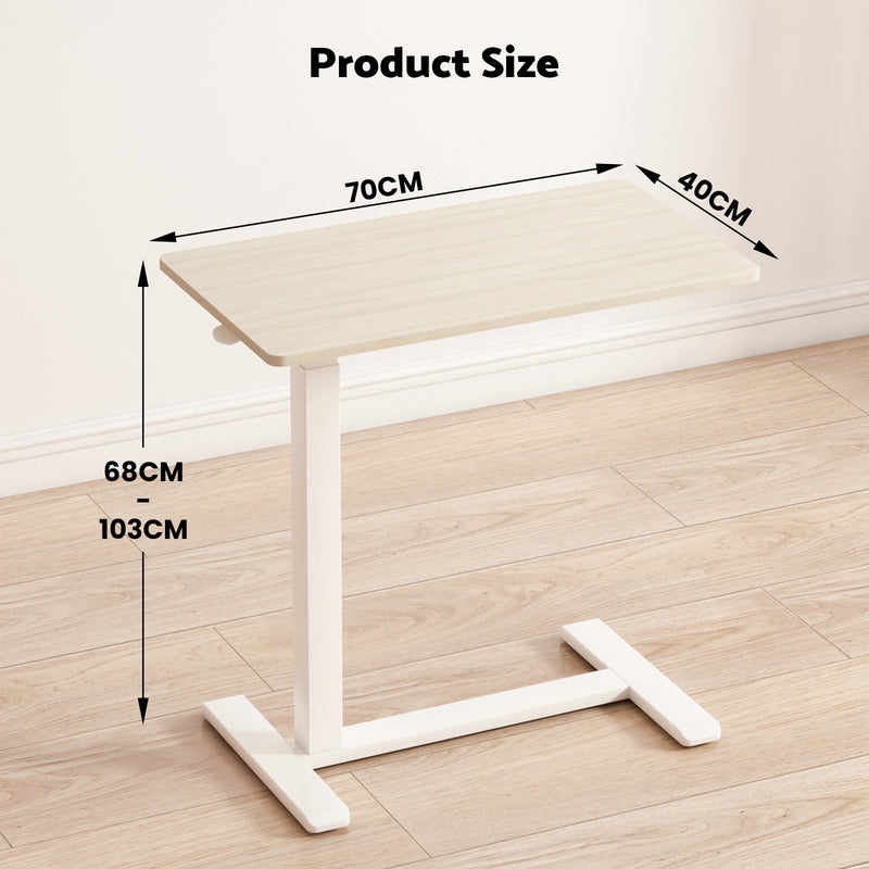 Advwin Mobile Standing Desk Pneumatic Height Adjustable