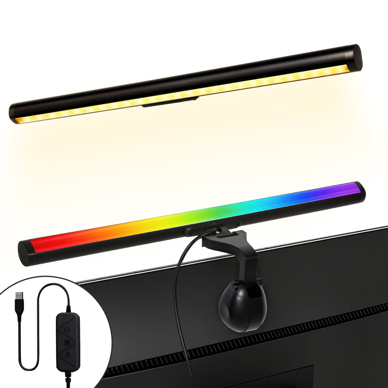 Advwin 40cm Monitor Light RGB Backlight Dual Light