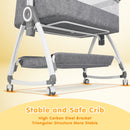 Advwin 3 in 1 Baby Bassinet 6 Height Adjustable