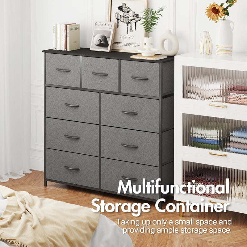 Advwin Chest of Drawers 9 Drawer Storage Cabine