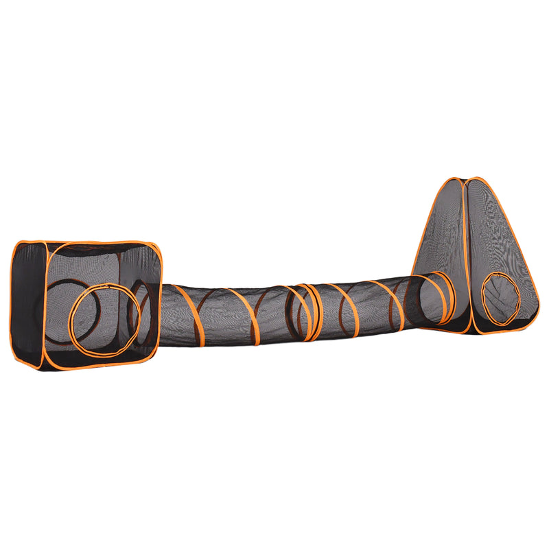 Advwin 6-in-1 Outdoor Cat Enclosure with Playhouse & Tents