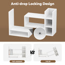 Advwin Adjustable Desktop Bookshelf Organizer