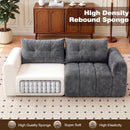 Advwin 2 Seater Modular Sofa w/ Chenille Fabric 170cm