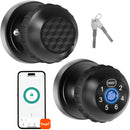 Advwin Fingerprint Door Knob Smart Door Lock with Keypad