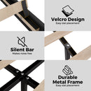 Advwin Bed Frame Upholstered Black Platform Base