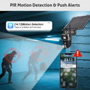 Advwin Wireless Outdoor Solar Security Cameras