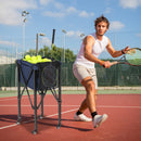 Advwin Foldable Tennis Ball Cart Aluminium Training Hopper