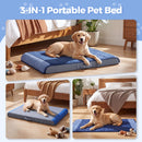Advwin 3-IN-1 Portable Dog Bed with Reversible Mat