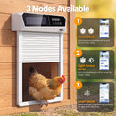 Advwin Solar Automatic Chicken Coop Roller Door Opener