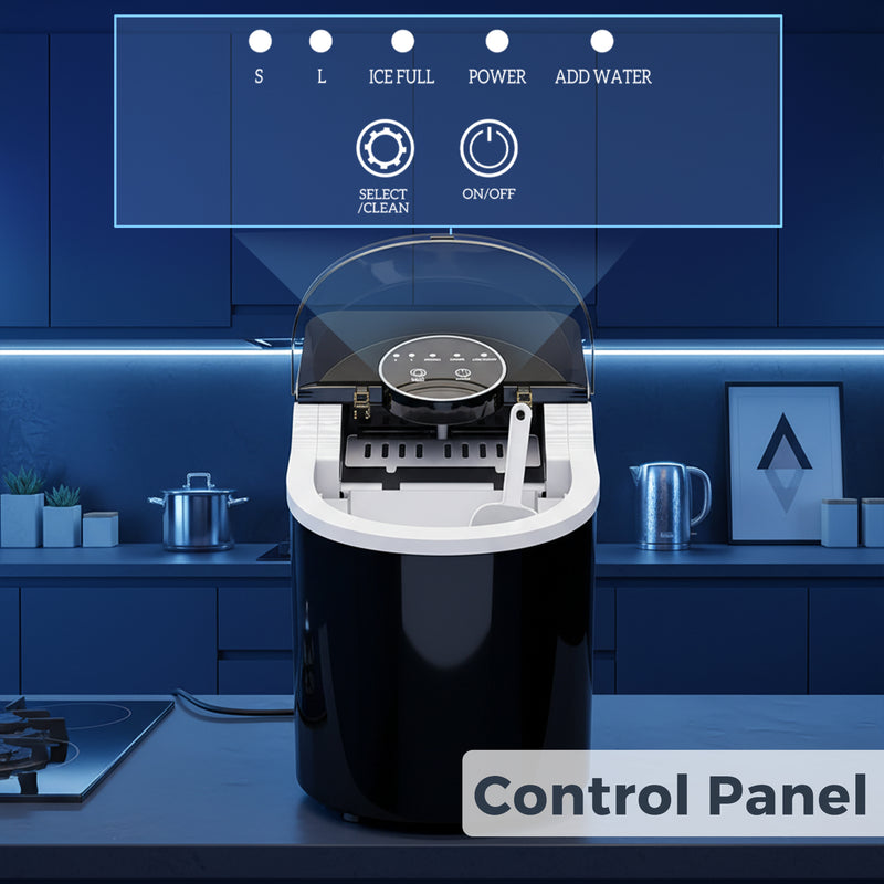 Advwin Countertop Ice Maker Machine with Self Cleaning