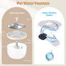 Advwin 2-in-1 Automatic Cat Feeder and Water Fountain