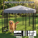Advwin Heavy Duty Outdoor Dog Kennel with Roof