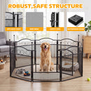Advwin 8-Panel Metal Dog Playpen with Waterproof Bottom
