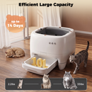 Advwin Open-Top Self Cleaning Cat Litter Box w/ Odor Control