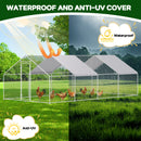 Advwin 6x3x1.95m Walk-in Metal Chicken Coop