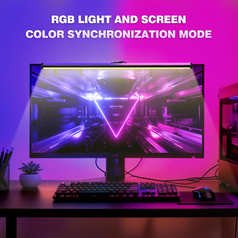 Advwin 40cm Monitor Light RGB Backlight Dual Light