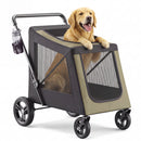Advwin Heavy Duty Foldable Large Dog Stroller Up to 40kg