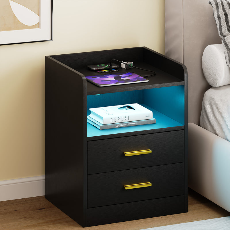 Advwin Bedside Table with Human Induction Night(Pre_Order)