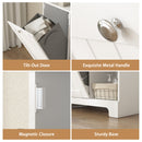 Advwin Tilt-Out Laundry Hamper Cabinet with Shelf