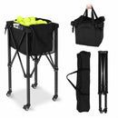 Advwin Foldable Tennis Ball Cart with Carry Bag