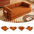 Advwin 5-in-1 Convertible Folding Loveseat Sofa Bed