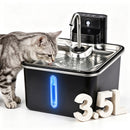 Advwin 3.5L Stainless Steel Cat Water Fountain Faucet Design
