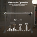 Advwin Standing Desk Frame Electric No Desktop