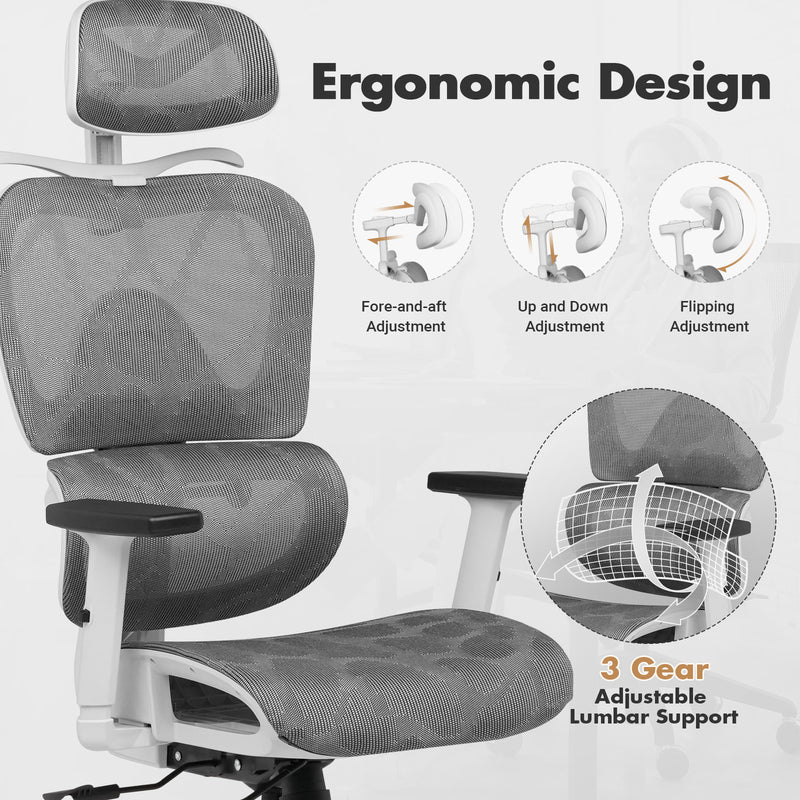 Advwin Ergonomic Mesh Office Chair High Back