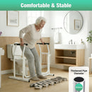 Advwin Toilet Safety Rails Frame with Storage Basket