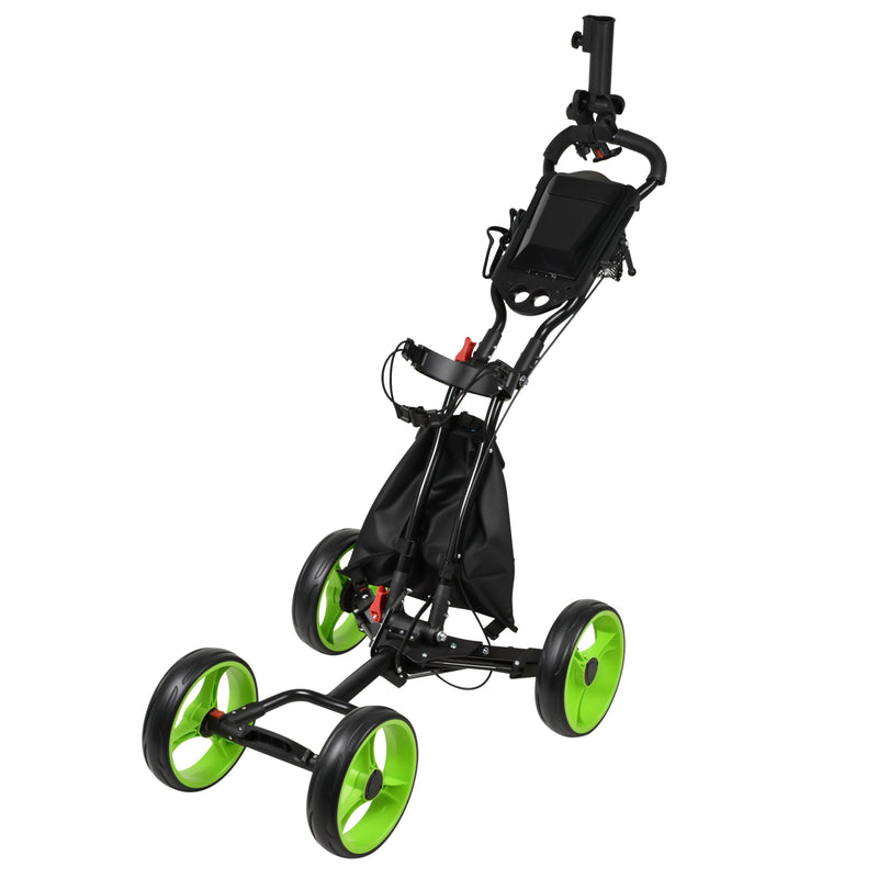 Advwin 4-Wheel Foldable Golf Cart w/ Storage