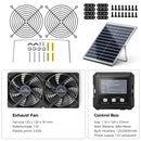 Advwin Solar-Powered Exhaust Ventilation Fan Kit