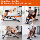 Advwin Adjustable Weight Bench w/ 9-Position Backrest