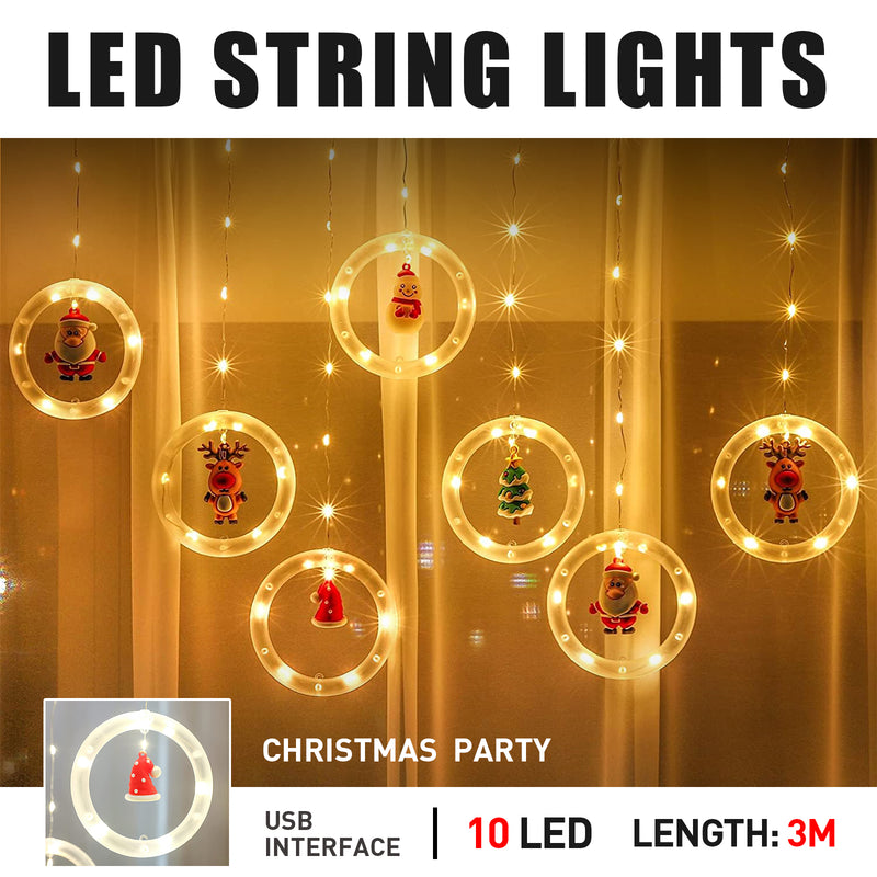 Advwin 3M LED Xmas Decoration String Lights