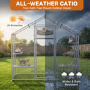 Advwin Large Walk-in Catio Cat Enclosure 201x96x195cm