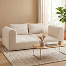 Advwin 172cm Modular Corduroy 3-in-1 Sofa Lounger