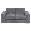 Advwin 162cm Loveseat Floor Sofa Corduroy Boneless Couch