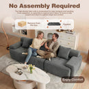 Advwin 3-4 Seater Sofa CorduroyNo Assembly Modular Sofa (Pre-Order)